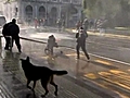 Protests turn violent in Chile | BahVideo.com