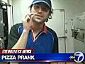 VIDEO Disgusting pizza prank | BahVideo.com