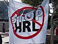 Stop HRL Protest - Treasury Place Melbourne  | BahVideo.com