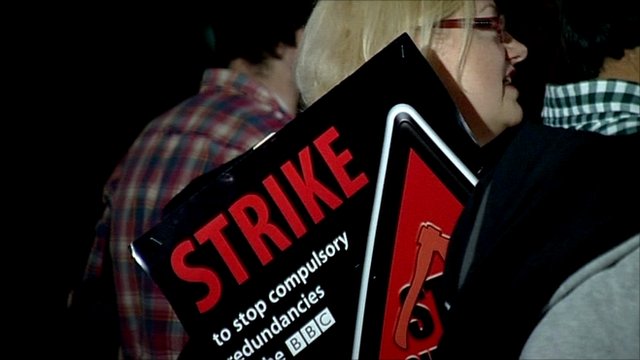 BBC journalists strike over compulsory redundancies | BahVideo.com