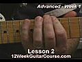 Free Electric Guitar Lessons Advanced Week 1 Lesson 2 | BahVideo.com