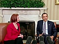 President Obama and Prime Minister Gillard of  | BahVideo.com
