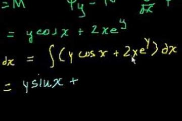 Exact Equations Example 1 | BahVideo.com