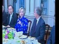 DC SEC OF STATE CLINTON WORKING DINNER | BahVideo.com