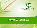 Estonia - Armenia | BahVideo.com