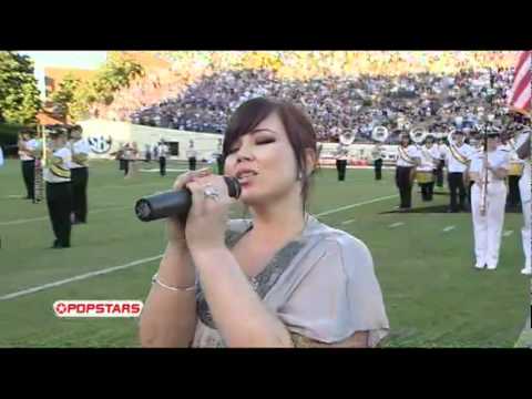 Sarah Popstars 2010 2011 Usa National Hymne  | BahVideo.com