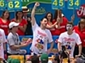 Man chows down 5th hot dog contest win | BahVideo.com