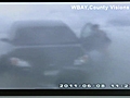 Woman blown away by powerful storm caught on camera | BahVideo.com