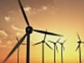 Wind Turbines in Sunset | BahVideo.com