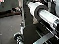Laminating Machine with Shaft for Drain Liner | BahVideo.com