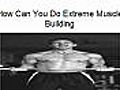 Extreme Muscle Building Program | BahVideo.com