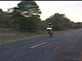 Moto Un wheelie qui tourne mal | BahVideo.com