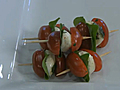 Mozzarella And Basil Caprese Salad | BahVideo.com