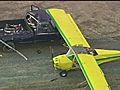 CHOPPER VIDEO Small Plane Hits Truck | BahVideo.com