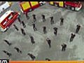 Saint-Priest les pompiers font leur flashmob  | BahVideo.com