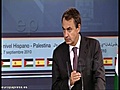 Zapatero recibe a primer ministro de Palestina | BahVideo.com