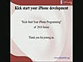 Kick-Start Your iPhone Programming - Part - 1 | BahVideo.com