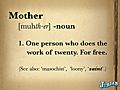Definition of a Mother | BahVideo.com