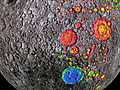 Space New Moon Crater Video Pops With Color | BahVideo.com