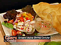 Striper s Shrimp Ceviche | BahVideo.com