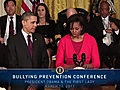 President Obama amp the First Lady Conference on Bullying Prevention | BahVideo.com