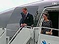 William Kate Arrive In Canada For Visit | BahVideo.com