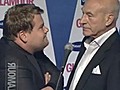 Captain Picard and comic clash at Glamour awards | BahVideo.com