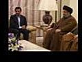 Ahmadinejad meets Nasrallah in Syria | BahVideo.com