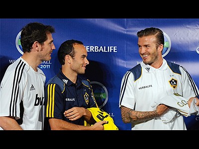 Beckham happy to face Madrid | BahVideo.com