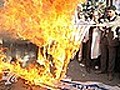 Iranians protest Koran burning | BahVideo.com