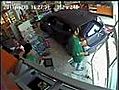 BMW 135i Crashes Into Shop | BahVideo.com
