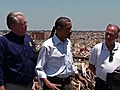 President Obama Tours Tornado Damage in Joplin | BahVideo.com