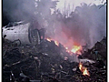Raw Video Plane crash wreckage in Congo | BahVideo.com