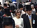 Will and Kate at the races | BahVideo.com