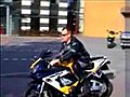 Wipes Out on First Motorcycle Ride | BahVideo.com