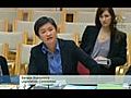 Senator Penny Wong Gets A Meow | BahVideo.com