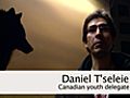 Canadian Youth Delegate Daniel T seleie on  | BahVideo.com