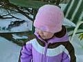 Lilys 1st Snow Day | BahVideo.com