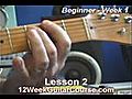 Free Electric Guitar Lessons Beginner Week 1 Lesson 2 | BahVideo.com