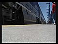 Amtrak 460 leads Amtrak 572 with a shave and a  | BahVideo.com