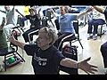 Silver Sneakers exercise class in action | BahVideo.com