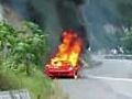 Another Ferrari Italia on fire in China | BahVideo.com