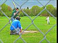 Bill Lee Challenges Charlie Moore in Schoolyard Baseball Field | BahVideo.com