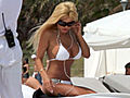 Shauna Sand White Bikini | BahVideo.com