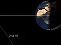 Big asteroid just misses Earth | BahVideo.com