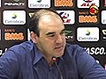 Ricardo Gomes minimiza derrota do Vasco para o  | BahVideo.com