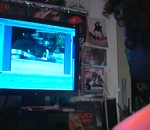 Skateboard Breaks LCD Screen | BahVideo.com