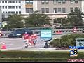 Bird Dive Bombs Pedestrians in Grand Rapids | BahVideo.com