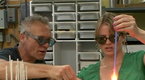 Sara Haines Plays With Fire and Learns To Blow Glass  | BahVideo.com