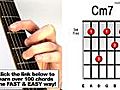 How to Play the Cm7 Guitar Chord | BahVideo.com